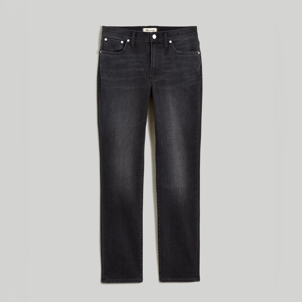 Madewell The High Rise Slim Boy Jean in Allwood Wash (Black), Size 25, Like New